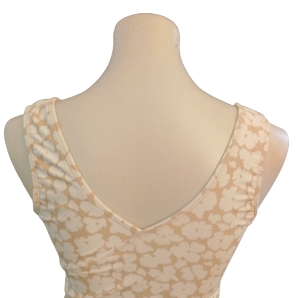 CORAL REEF | PALM BEACH Women's One Piece Swimsuit Tan & White Bathing Suit L - Picture 5 of 11